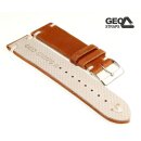 GEO-Straps Uhrenarmband Horween Rindleder Modell Beluga mahagoni 20 mm Handarbeit