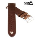 GEO-Straps Uhrenarmband Horween Rindleder Modell Beluga...