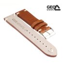 GEO-Straps Uhrenarmband Horween Rindleder Modell Beluga Pro mahagoni 22 mm Handarbeit