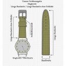 GEO-Straps Nato-Vintage Uhrenarmband Modell Base hellbraun 24 mm Nato Strap