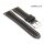 Morellato Sattelleder Uhrenarmband Manufatti Raffaello schwarz 24 mm Handarbeit