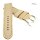 Diloy Jeans Uhrenarmband Modell Richmond beige 20 mm Fashion-Strap