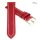 Büffelleder Uhrenarmband Modell Montana rot 18 mm