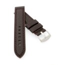 Leder Uhrenarmband Modell Canyon wasserfest dunkelbraun...