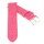 Feines Kroko Leder Uhrenarmband Modell Arizona pink 22 mm