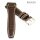 Rios1931 Uhrenarmband Modell Nature echt Büffelleder mokka 20 mm, Handgenäht