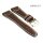 Rios1931 Uhrenarmband Modell Nature echt Büffelleder mokka 20 mm, Handgenäht