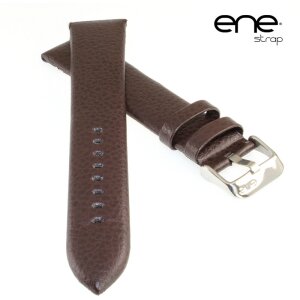ene strap Uhrenarmband Büffelkalb Modell Bianco XL-extra lang mocca 22 mm