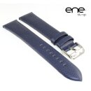 ene strap Uhrenarmband Büffelkalb Modell Bianco XL-extra lang blau 22 mm