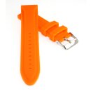 Silikon Uhrenarmband Modell Mariner orange 20 mm