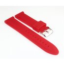 Silikon Uhrenarmband Modell Mariner rot 20 mm