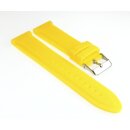 Silikon Uhrenarmband Modell Mariner gelb 24 mm