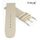 Graf Kalbsleder Uhrenarmband Modell Spree beige 24 mm, XS-Damenlänge