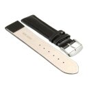 Kalbsleder Clip-Uhrenarmband Modell Clip-87A schwarz 22 mm, Clipsystem