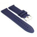 Silikon Uhrenarmband Modell Mariner blau 30 mm