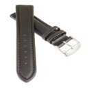 Kalbsleder Clip-Uhrenarmband Modell Clip-87A schwarz 17...