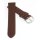 Feines Kalbsleder Clip-Uhrenarmband Modell Clip-Odeon XL braun 20 mm, Clipsystem