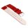 Feines Kroko Clip-Uhrenarmband Modell Clip-Luis rot 8 mm, Clipsystem