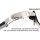 Feines Kroko Clip-Uhrenarmband Modell Clip-Luis rot 8 mm, Clipsystem
