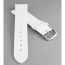 Feines Kroko Clip-Uhrenarmband Modell Clip-Luis weiß 8 mm, Clipsystem