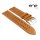 ene strap Büffelleder Uhrenarmband Modell Fuegro Doppeldorn cognac-WN 22 mm