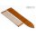Alligator Ersatz-Uhrenarmband für Cartier Tank cognac 17/16 mm für Faltschließe