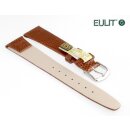 Eulit Teju-Eidechse Clip-Uhrenarmband Modell Teju Clip cognac 10 mm, Clipsystem