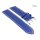 Diloy Büffelleder Uhrenarmband Modell Toronto blau 22 mm