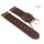 Diloy Vintage Nappaleder Uhrenarmband Modell Burgos mocca 24 mm, Handnaht