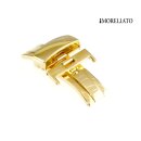 Morellato Butterfly- Faltschlie&szlig;e Edelstahl gold poliert Modell Bridge, 16 mm