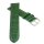 Feines Alligator Leder Uhrenarmband Modell Lausanne-NL grün-TiT 16 mm