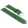 Feines Alligator Leder Uhrenarmband Modell Lausanne-NL grün-TiT 16 mm