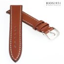 Rios1931 Uhrenarmband echt Juchtenleder Modell Pensa...