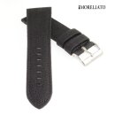 Morellato Canvas Textil Uhrenarmband Modell Cordura schwarz 18 mm, wasserfest