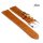 Fluco echt Louisiana Alligator Uhrenarmband Modell Bali cognac 20 mm, Handarbeit