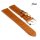 Fluco echt Louisiana Alligator Uhrenarmband Modell Bali cognac 22 mm, Handarbeit