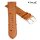 Graf Strauß-Optik Uhrenarmband Modell Charlton cognac 18 mm, Handarbeit