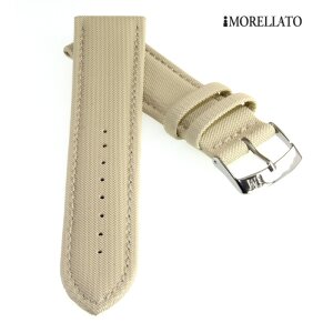 Morellato Nytech Uhrenarmband Modell Techno beige-creme 22 mm, wasserfest