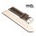 GEO-Straps Uhrenarmband Rindleder Modell Pegasus mocca 22 mm, Handarbeit