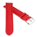 Uhrenarmband Soft-Kalbsleder Freiburg-TiT DS extralang rot 18 mm