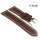 Graf Kalbsleder Uhrenarmband Modell Elba mocca 22 mm, Handarbeit
