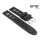 Premium ene strap Silikon Uhrenarmband Modell 105-Classic Cup schwarz-grau 22 mm