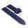 Silikon Uhrenarmband Modell Barracuda blau 18 mm