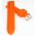 Silikon Uhrenarmband Modell Barracuda orange 18 mm