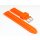 Silikon Uhrenarmband Modell Barracuda orange 18 mm