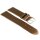 Design metallic Leder Uhrenarmband Modell Glamour bronze 12 mm