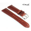 Graf Shell Cordovan Uhrenarmband Modell Appaloosa mahagoni 18 mm, Handarbeit