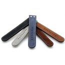 Echt Wasserbüffel Flieger-Uhrenarmband Modell Starbuck-NL hell-blau 18 mm