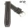 ene strap Büffelleder Uhrenarmband Modell Dallas schwarz-WN 26 mm, wasserfest