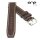 ene strap Büffelleder Uhrenarmband Modell Dallas mocca-WN 26 mm, wasserfest